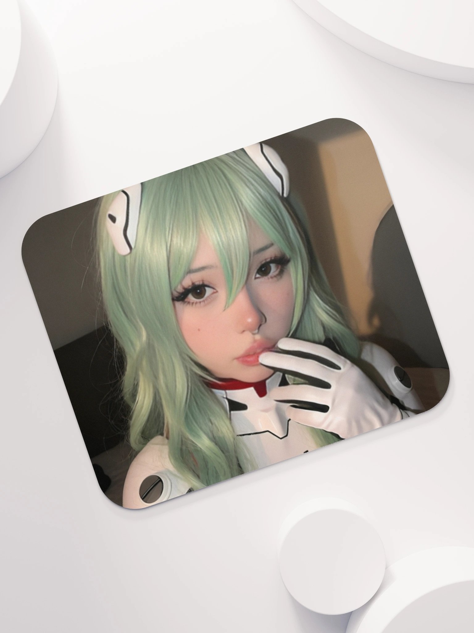 Cosplay Corner – Waifufaee as Rei Ayanami from Neon Genesis Evangelion Mouse Pad product image (7)