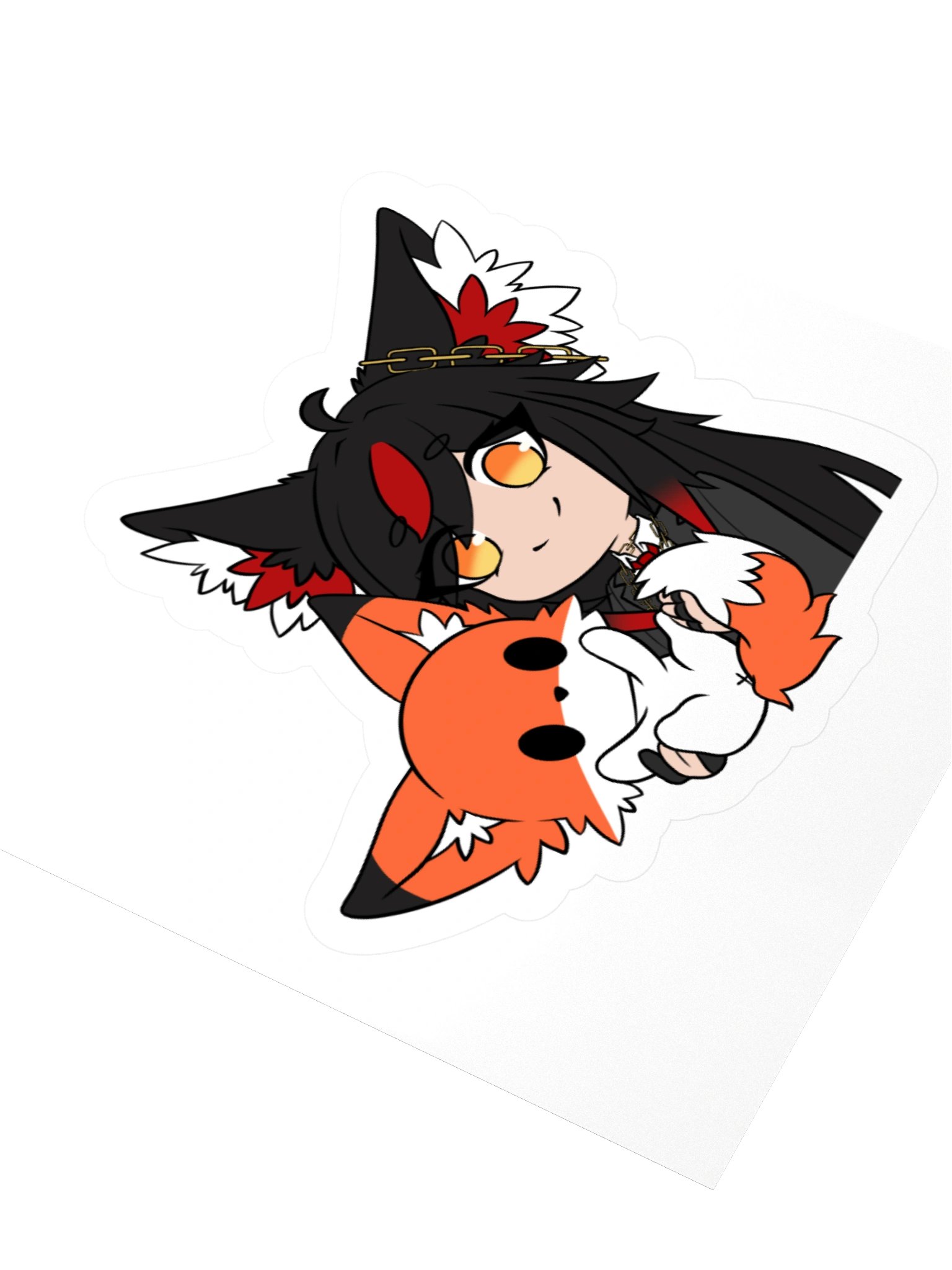 Awri hugging Fire Sticker product image (9)
