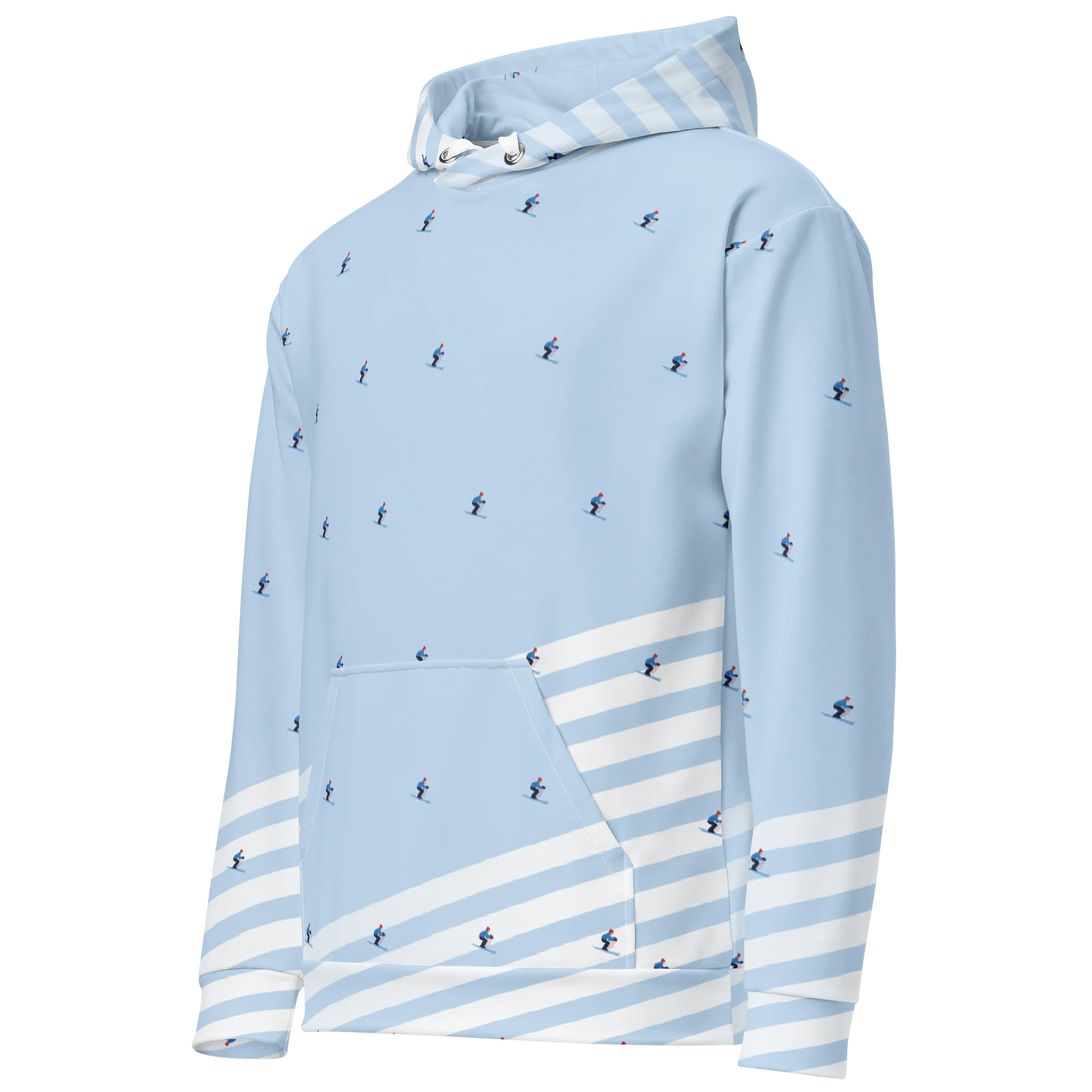 Alpine Skier Hoodie | Glacial Blue product image (2)