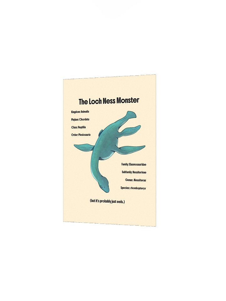 Nessie the Plesiosaur - Poster product image (12)