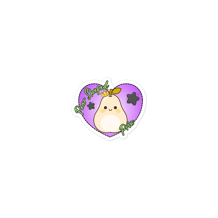 "Pear Shaped Prin" Die-Cut Sticker product image (2)