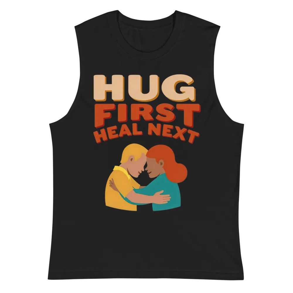 Hug First Heal Next Muscle Tank product image (3)