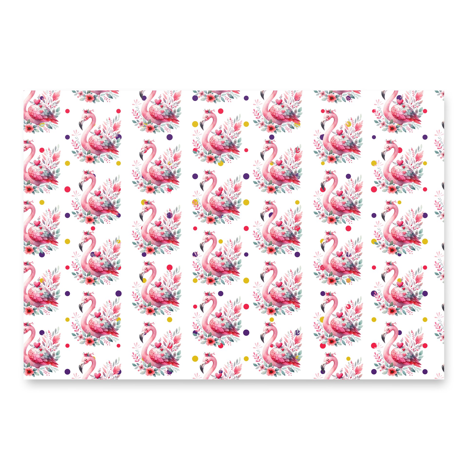 Flamingo Pattern Wrapping Paper Sheets (3) product image (4)