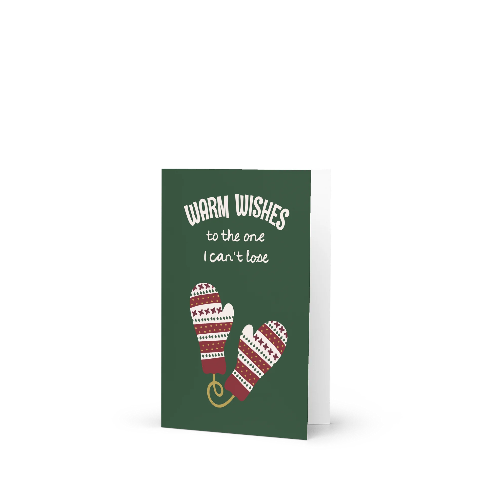 Warm Wishes (to the one I can't lose) Mittens | Red and Green product image (1)