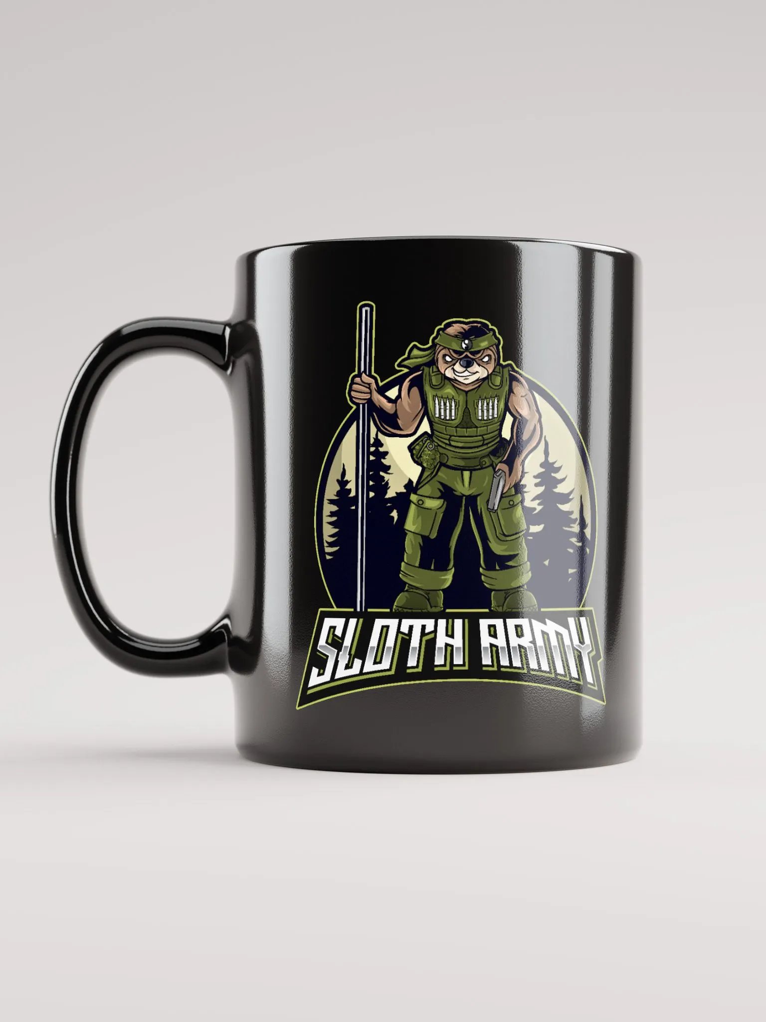 SlothArmy Black Mug product image (11)
