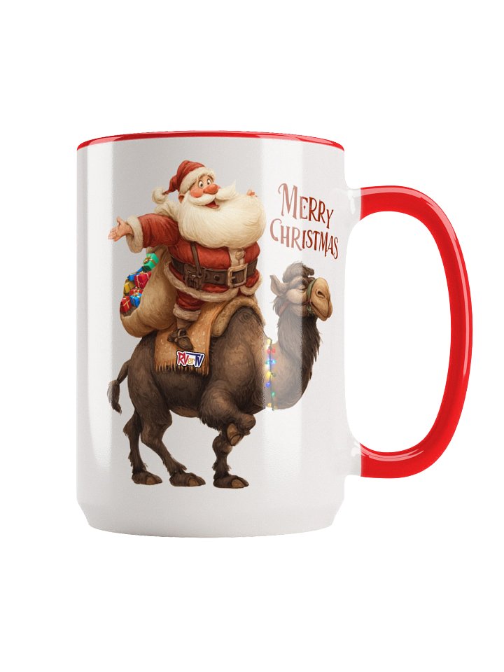 RVerTV Christmas Santa on Camel Coffee Mug product image (2)