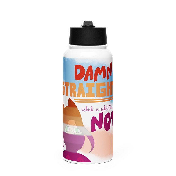 JUST TAE: Damn Straight SIKE Pride Waterbottle 2026 *LIMITED* product image (1)