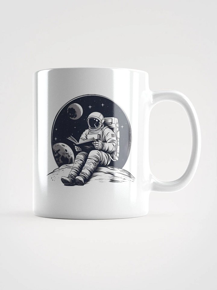 Astronaut Reading Mug product image (1)