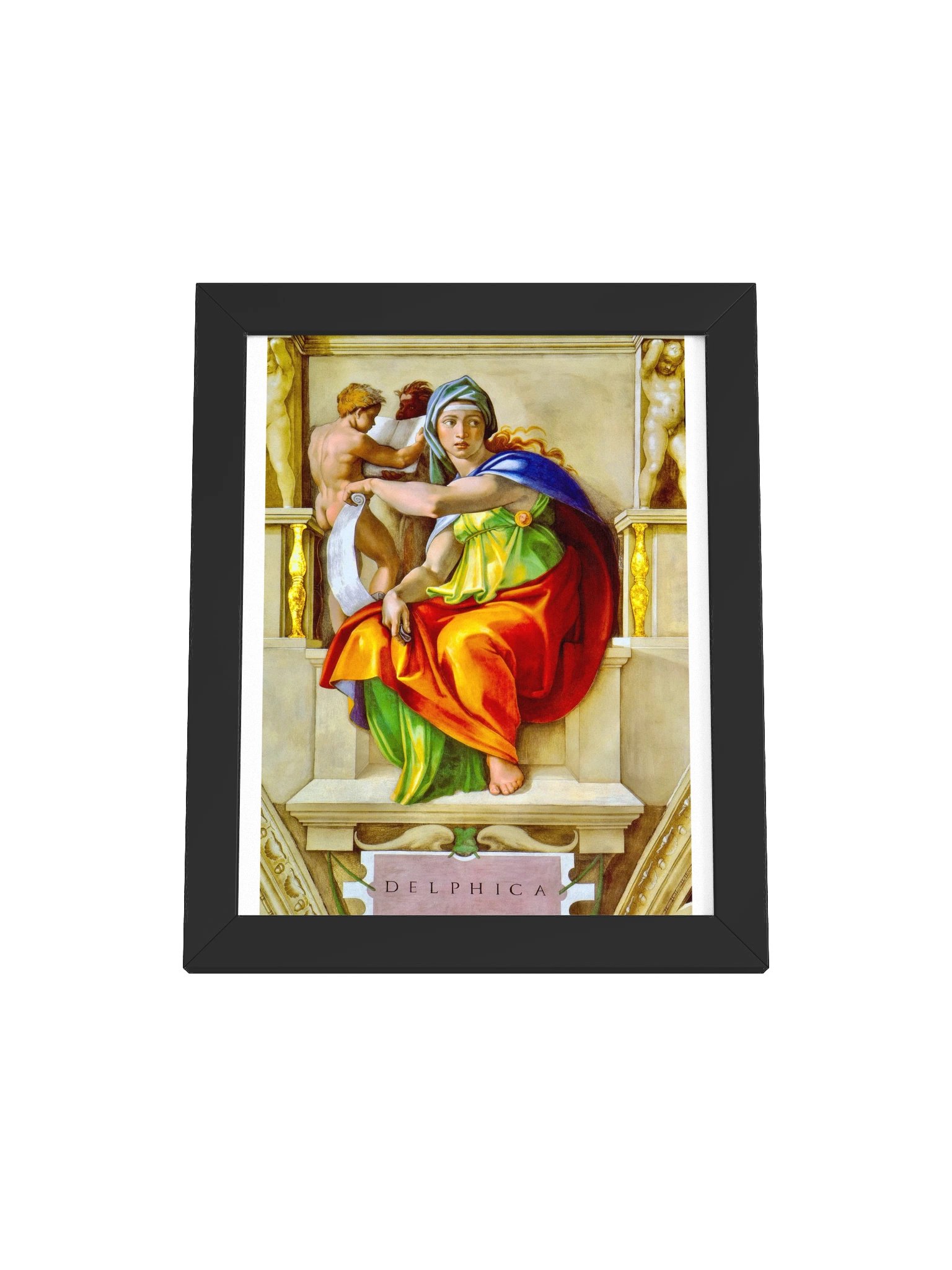 The Delphic Sibyl — Small Framed Matte Poster product image (5)