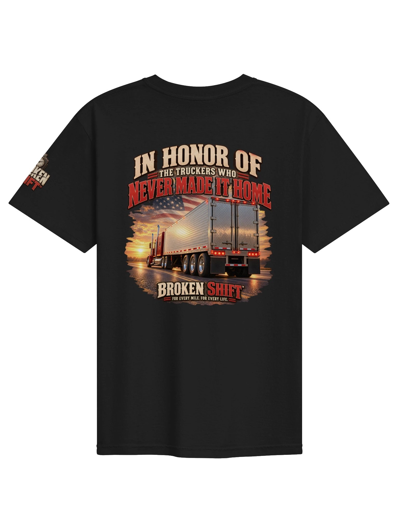TRUCKER TRIBUTE — T-SHIRT -BROKEN SHIFT™ product image (4)