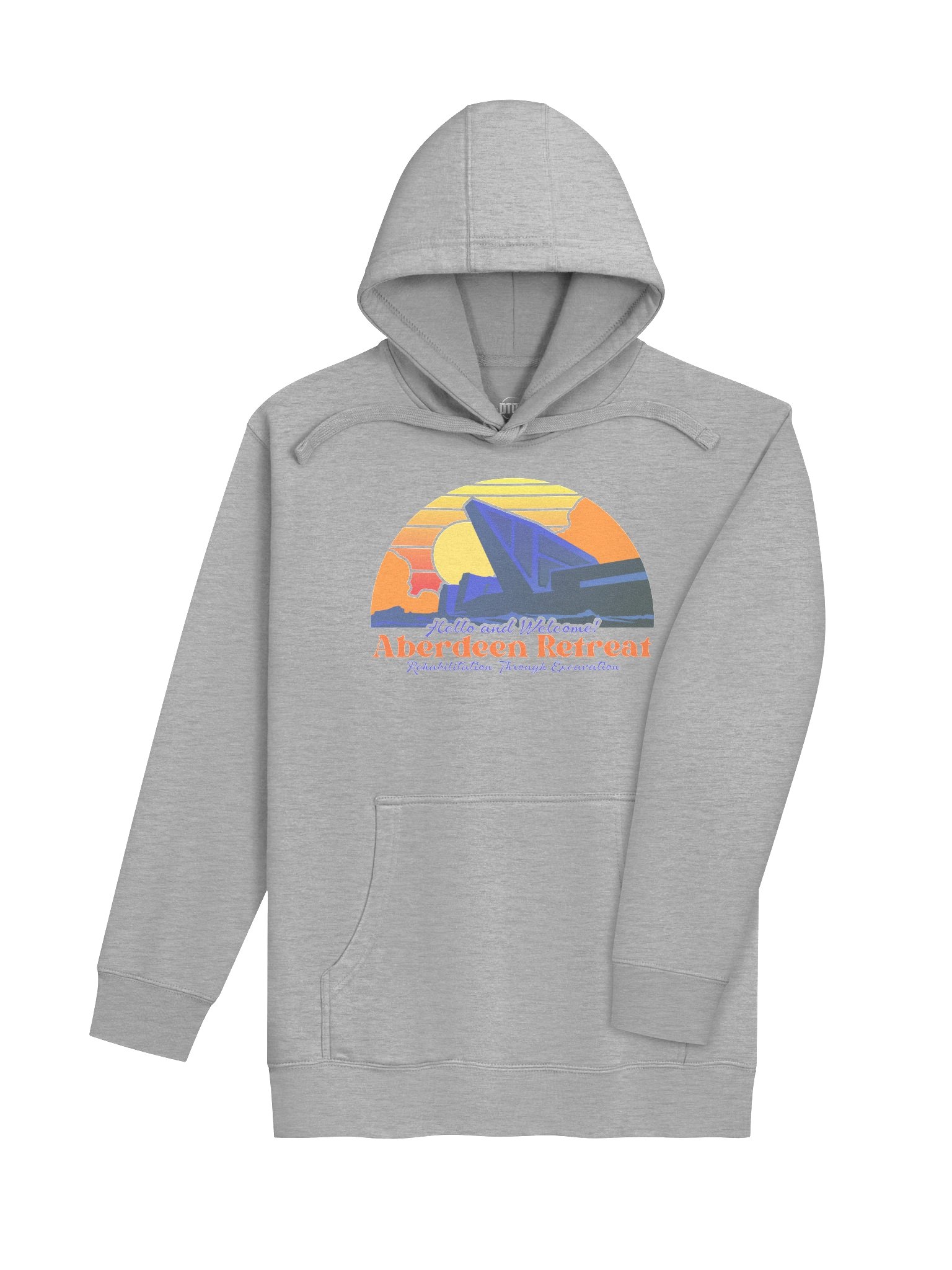 Aberdeen Retreat Orange Sunset - Premium Hoody product image (4)