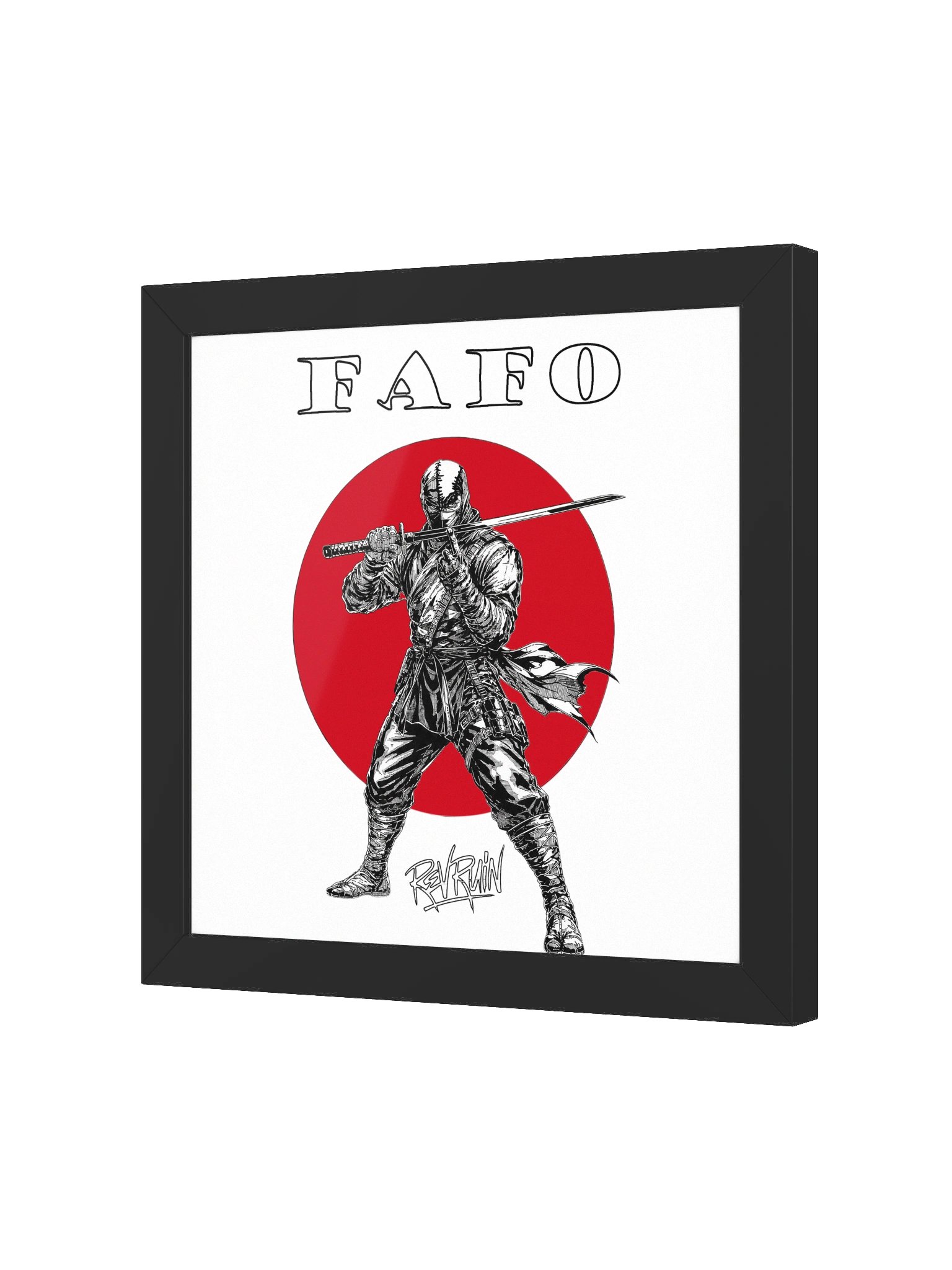 Go Ninja Go FAFO Framed Print product image (7)