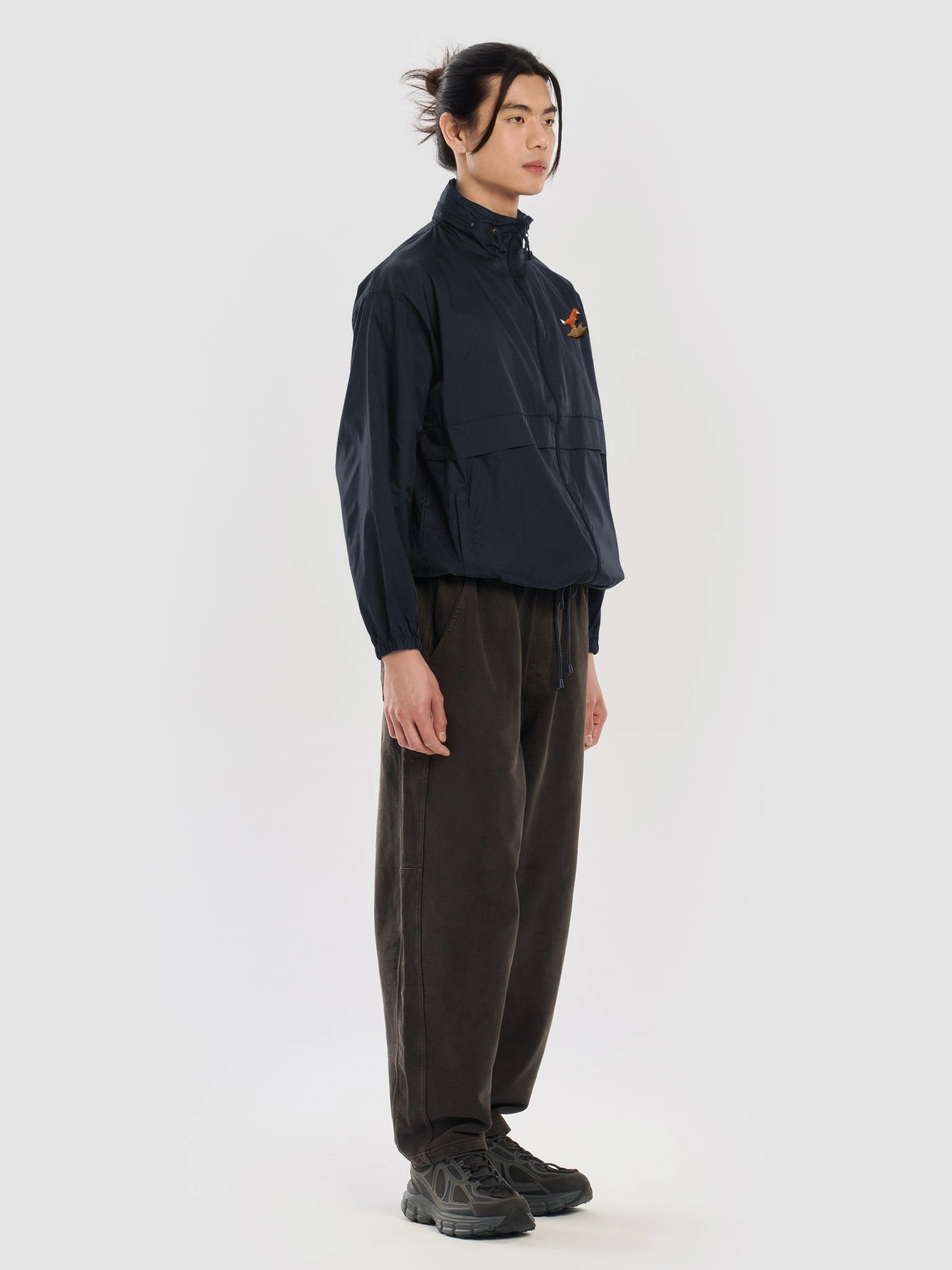Tiny Fox on a Leaf Windbreaker product image (11)