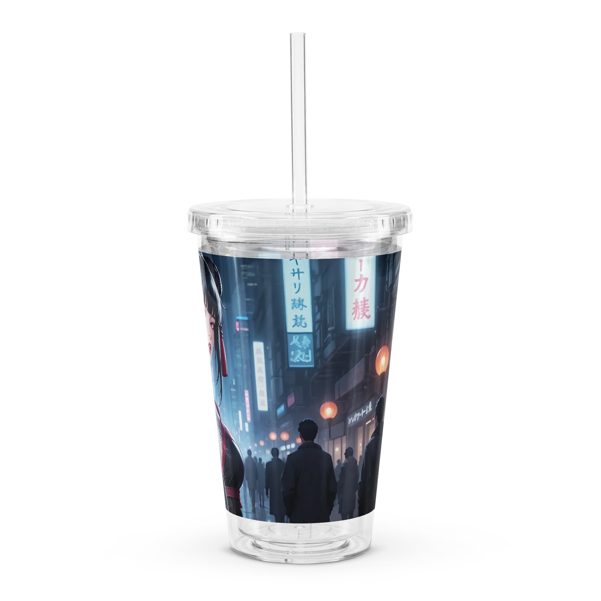 Lepus Ferox — Ancillina Sicaria — Double Wall Clear Plastic Tumbler (16 oz) product image (4)