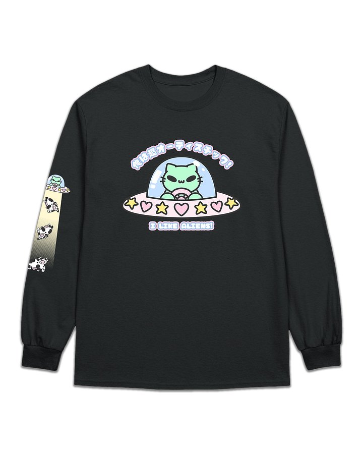 👽𝗜 𝗟𝗜𝗞𝗘 𝗔𝗟𝗜𝗘𝗡𝗦 longsleeves product image (1)