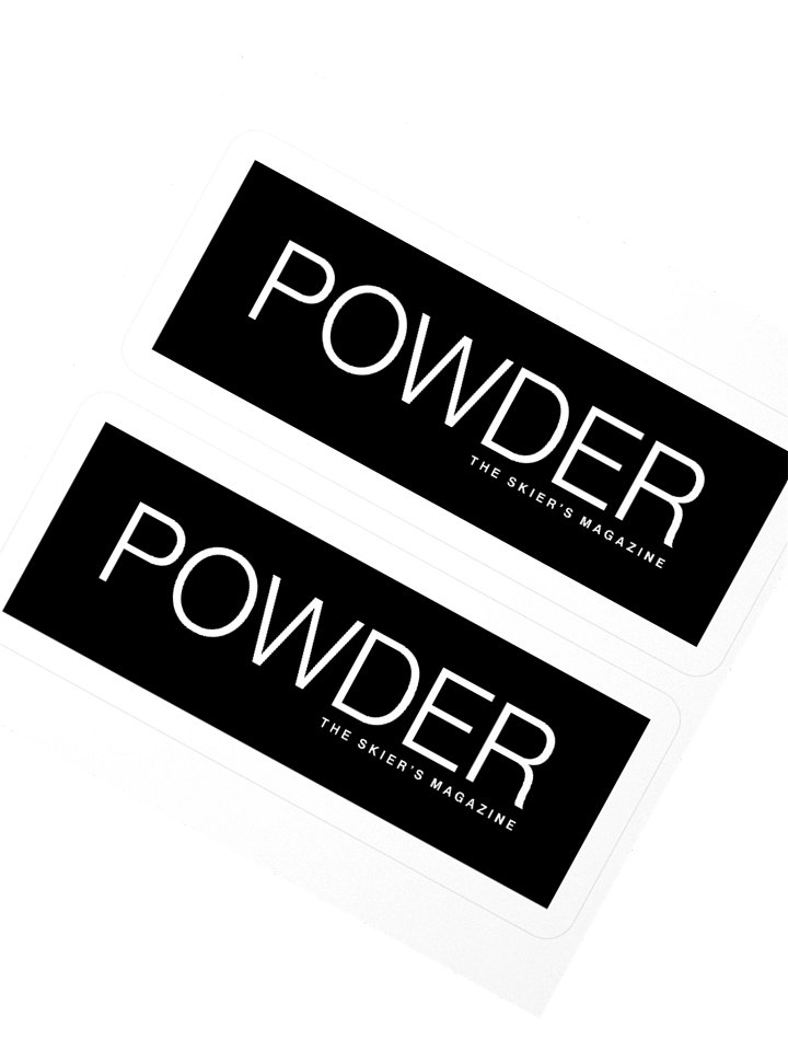 POWDER Sticker Black Rectangle product image (2)