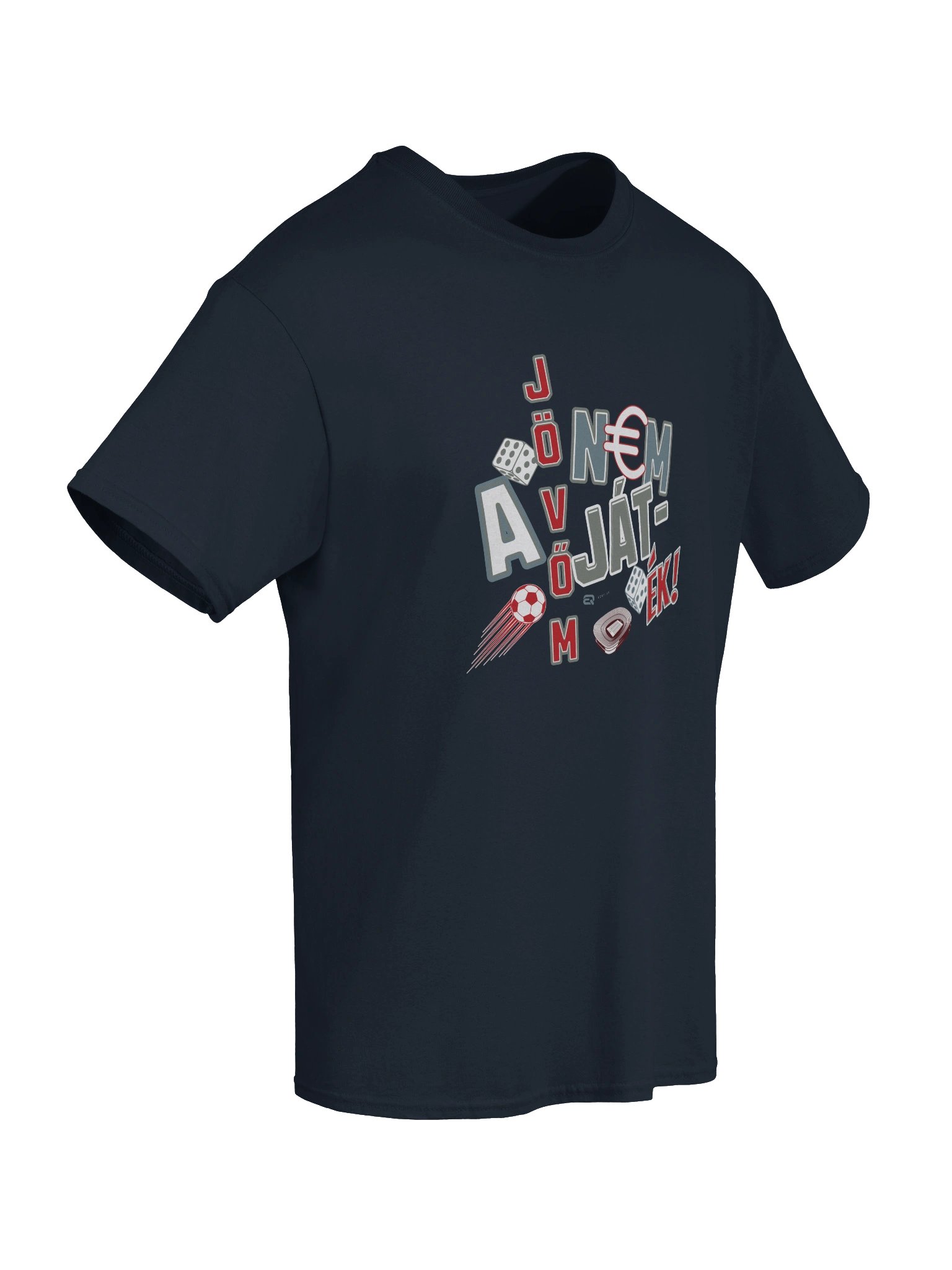 A jövőm nem játék! Unisex 100% Pamut Gildan Dizájn_EQALL.hu® Originals_Piros / Szürke product image (8)