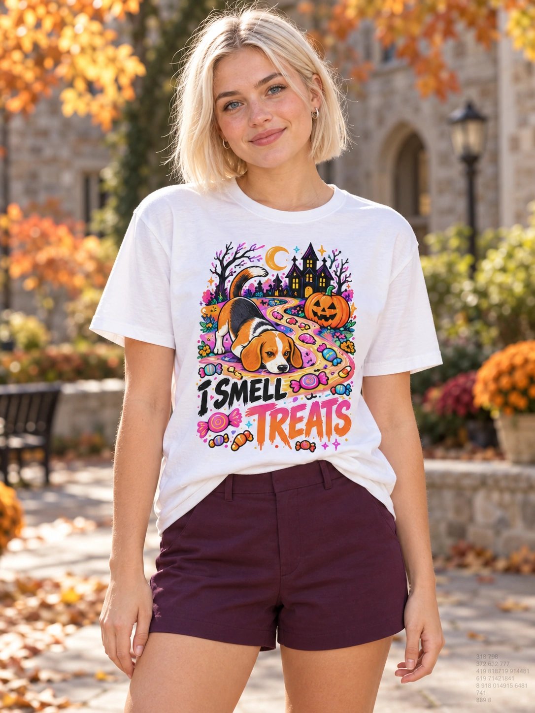 Beagle Halloween T-Shirt – I Smell Treats product image (2)