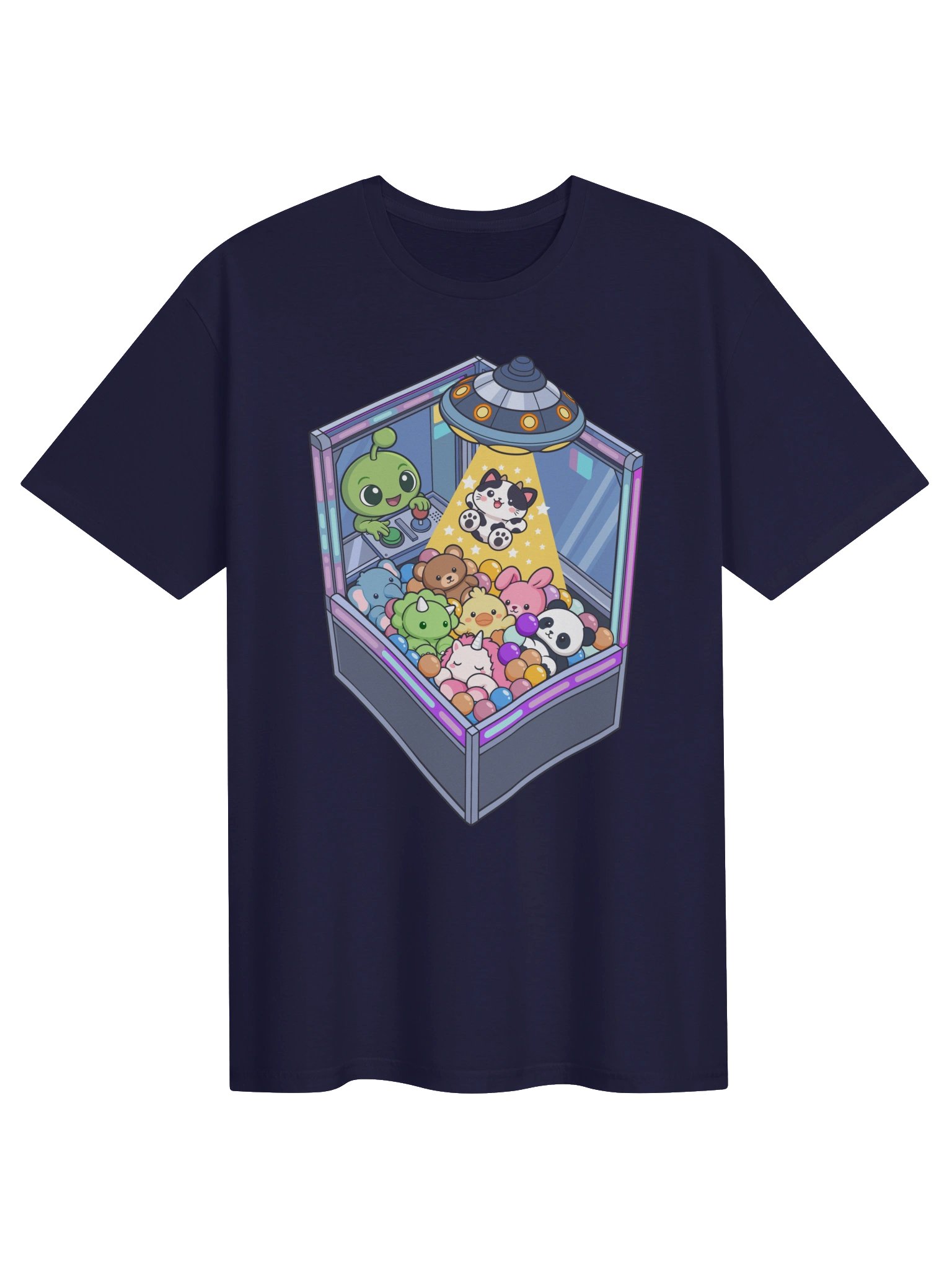 UFO Catch Cow Cat Shirt product image (2)