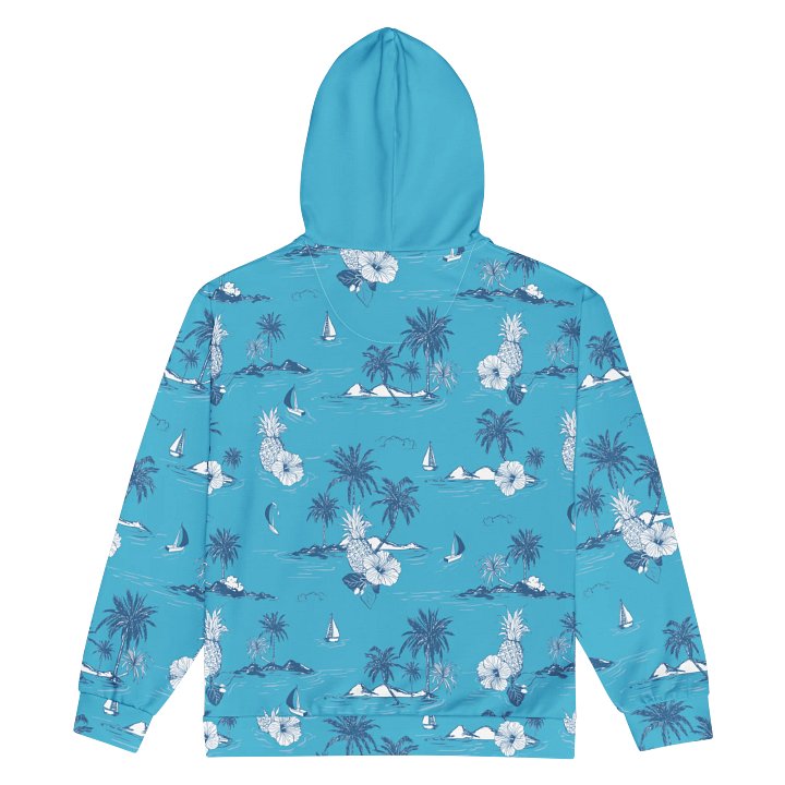 Tropical Breeze Zip Hoodie – Island Style Meets Everyday Comfort product image (2)