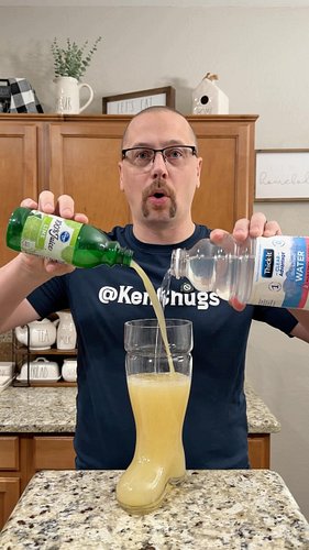 Chugging Lime Juice & Thick Water! #kenchugs #thickwater #fyp