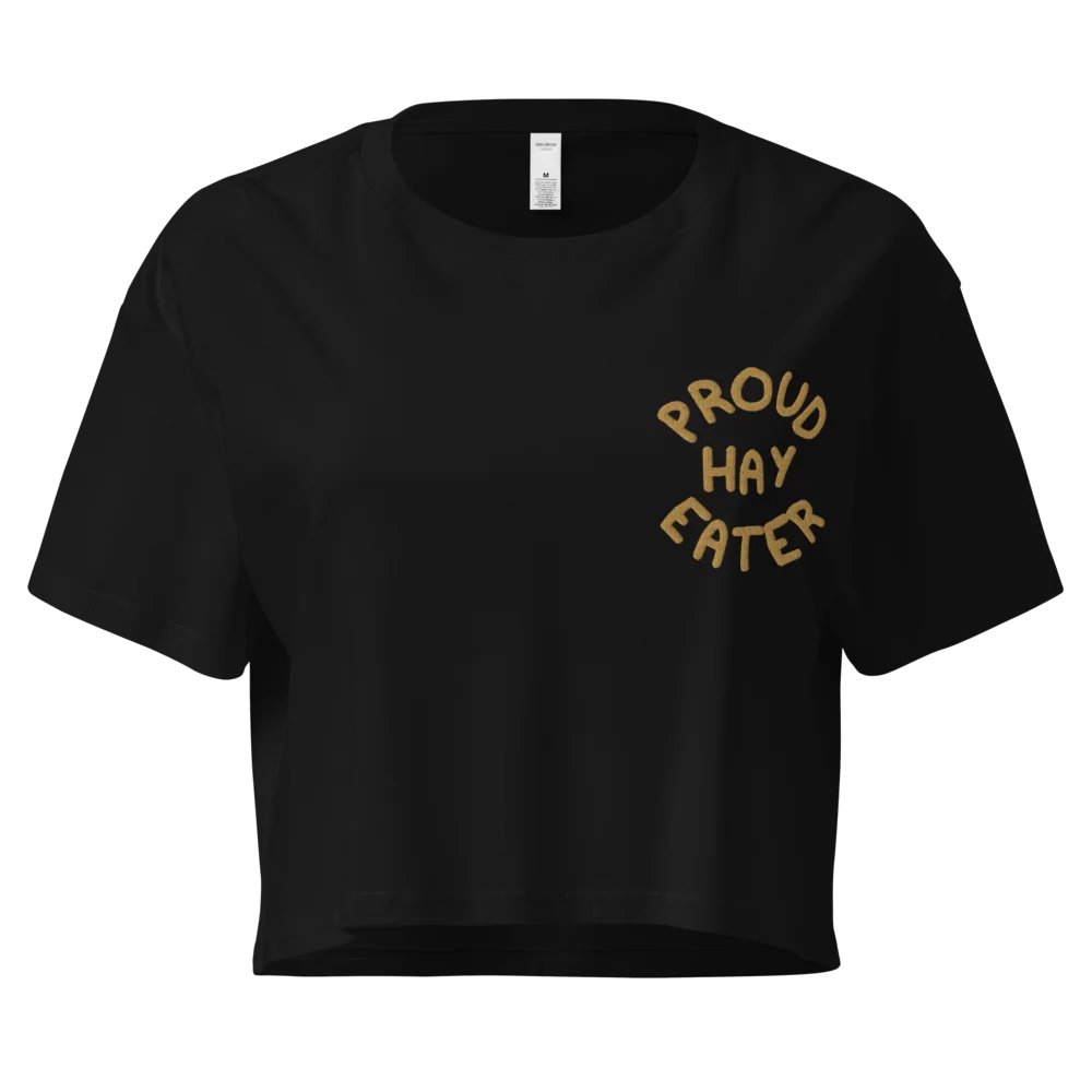 "Proud Hay Eater" Crop Top product image (1)