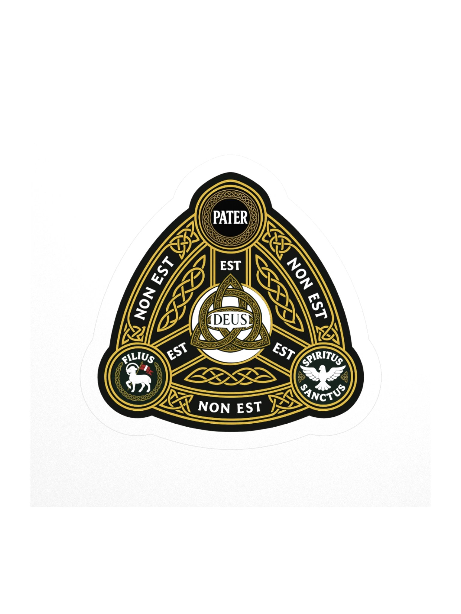Scutum Fidei (shield of the Trinity) sticker product image (1)
