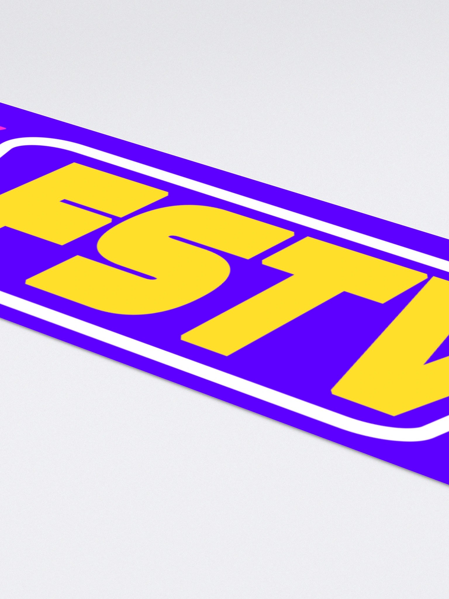 Free Space Bumper Sticker (FSTV Bold) product image (4)