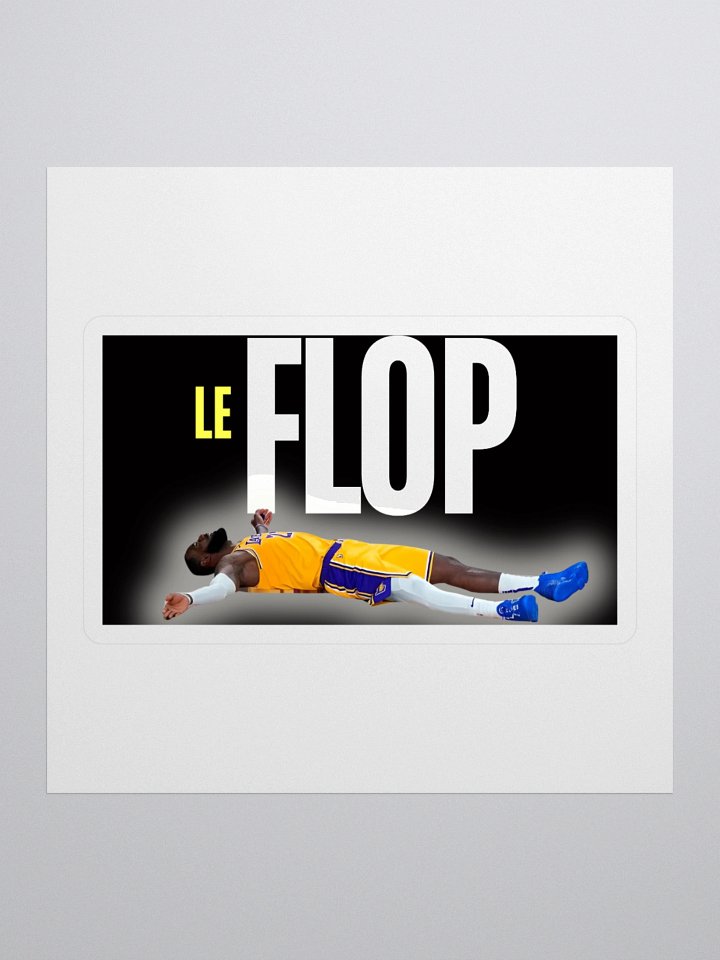 LeFLOP James Sticker product image (1)