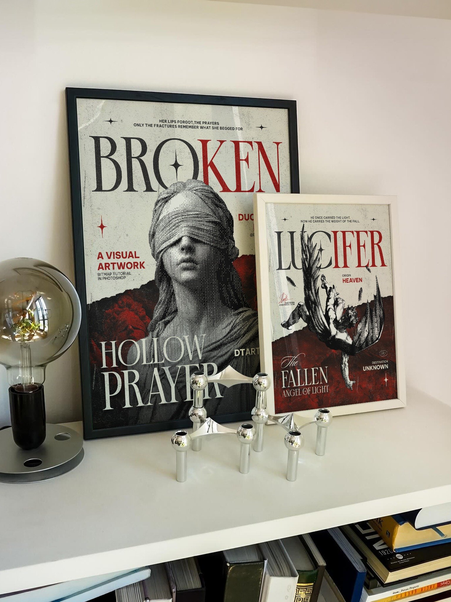 LUCIFER - The Fallen Angel of Light" Framed Poster product image (3)