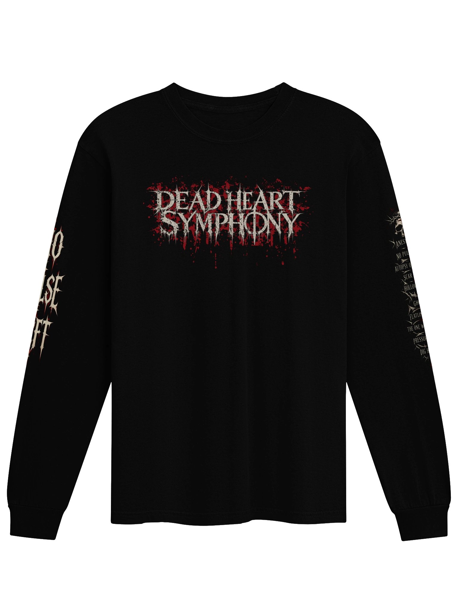 Dead Heart Symphony — No Pulse Left Long Sleeve product image (1)