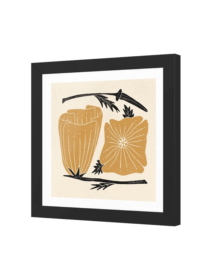 CA Poppy ✷ Framed product image (2)