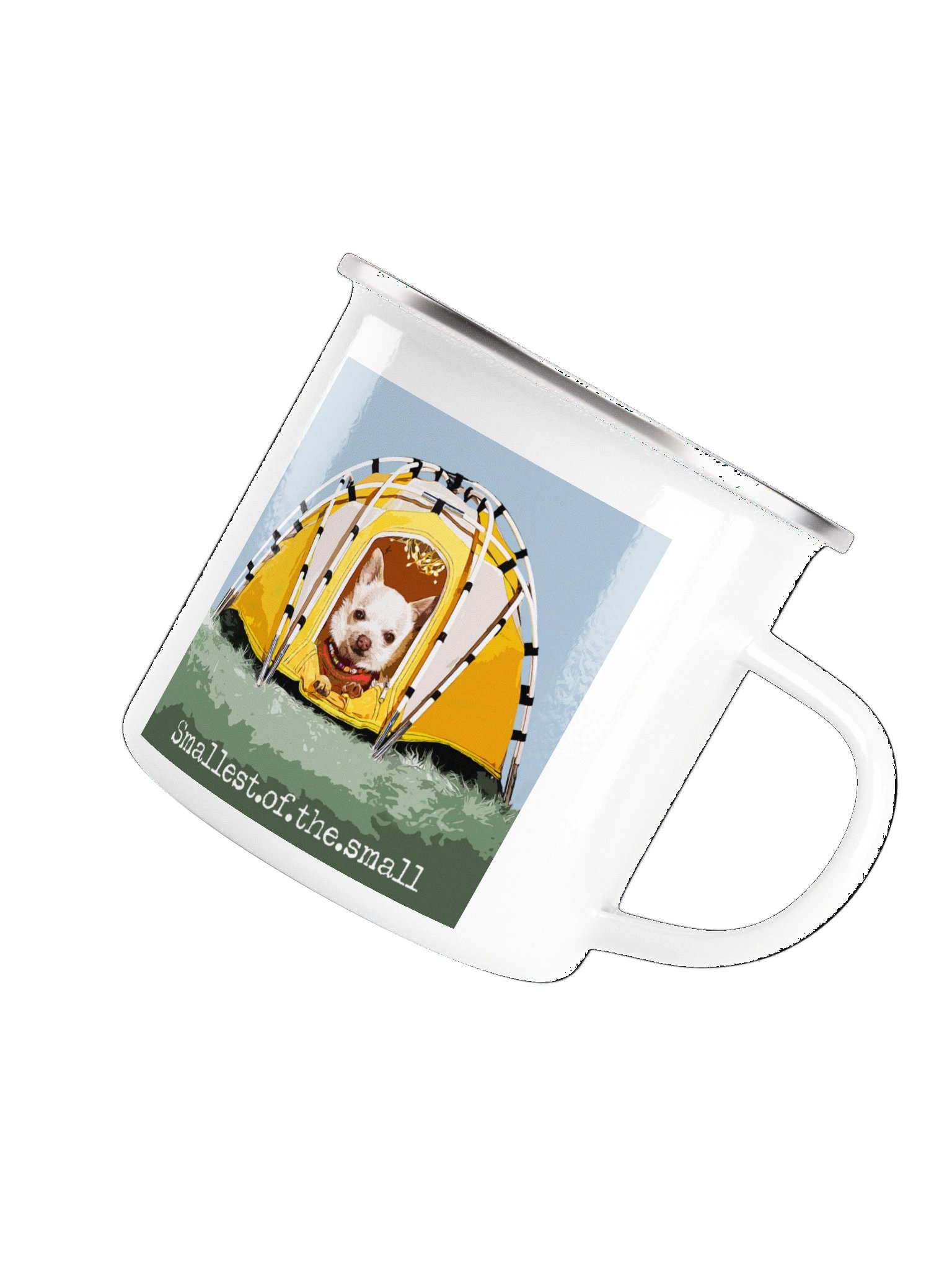 Mr. Pink Yellow Tent Enamel Mug product image (5)