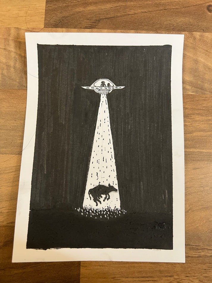 To the Moooon Ink Original Artwork product image (1)