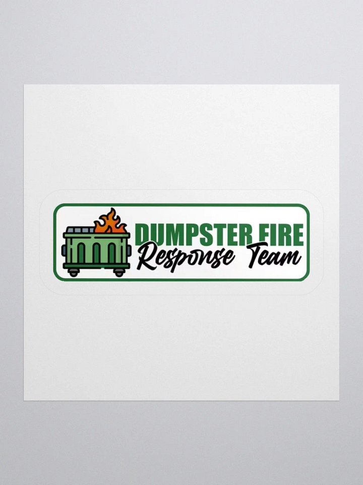 Dumpster Fire Sticker product image (1)