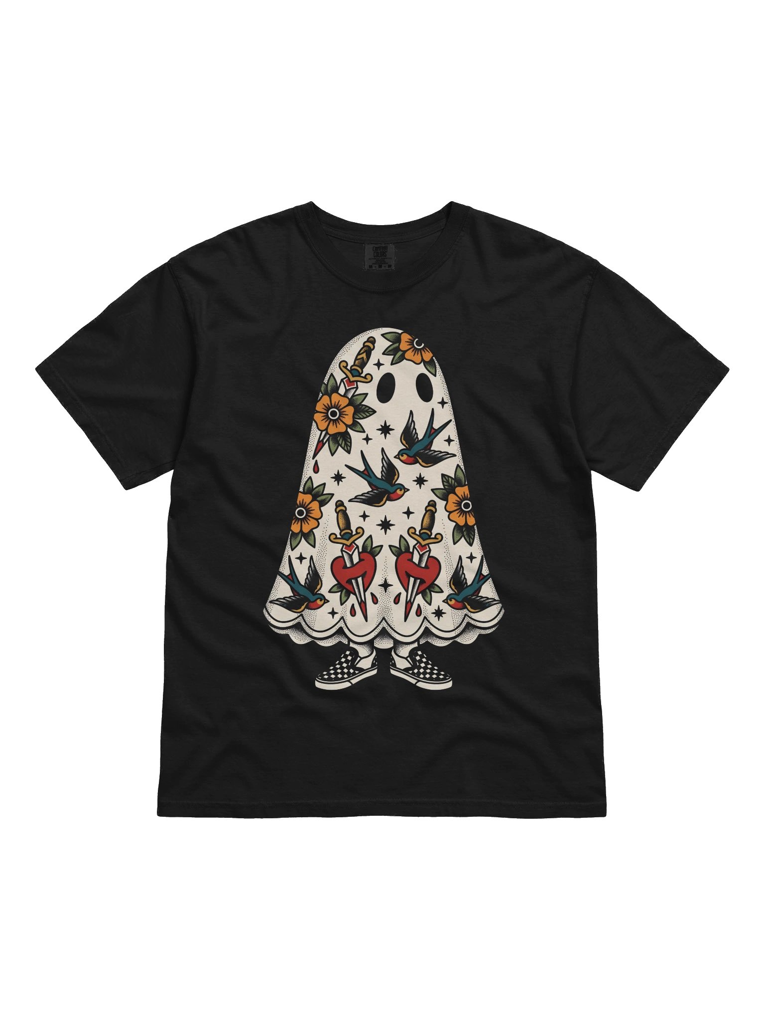 Traditional Tattoo Ghost Halloween Goth Spooky Design product image (1)