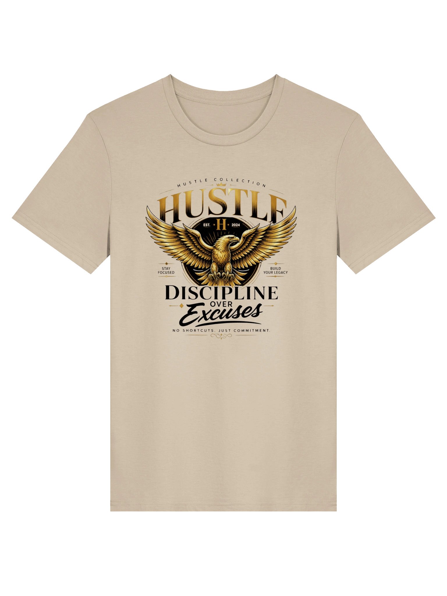 Hustle Eagle Discipline Motivational Tee product image (71)