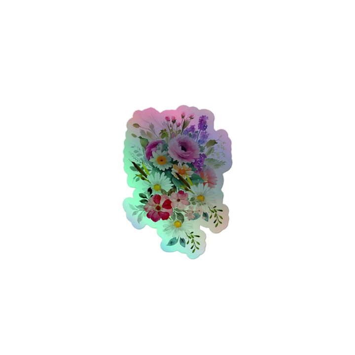 Blossoming Holographic Sticker Collection product image (1)