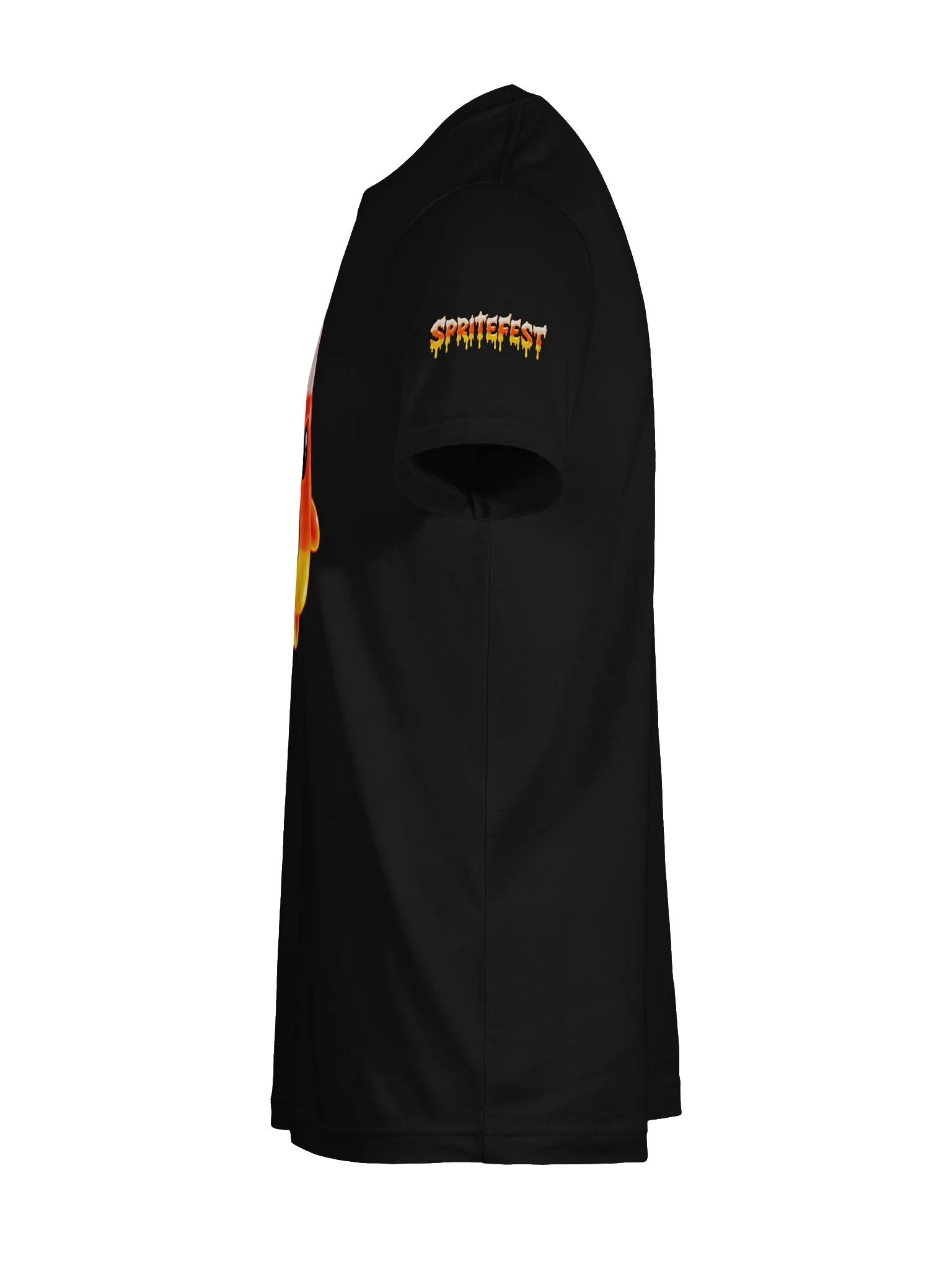 SPRITEFEST "Candy Corn Sprite" Black ADULT T-Shirt product image (9)
