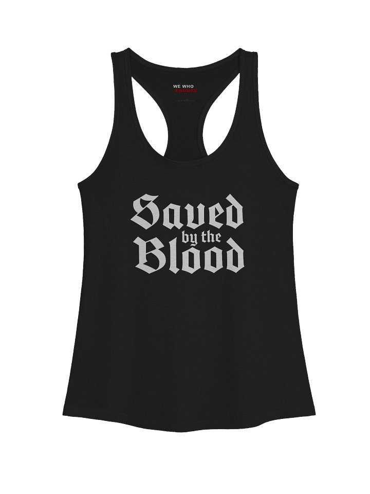 Saved by the Blood - Black Tank Top product image (1)