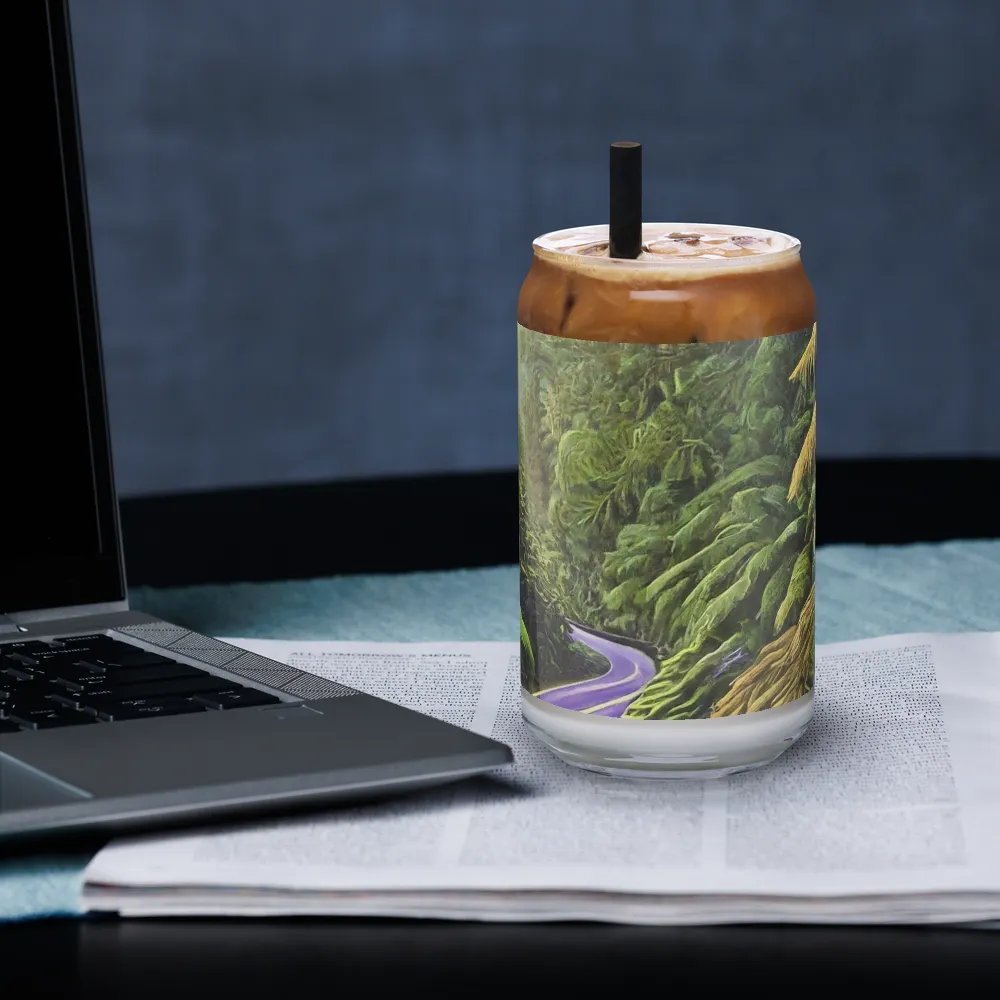 Akatarawa Road Rambles - Can Shaped Glass product image (4)