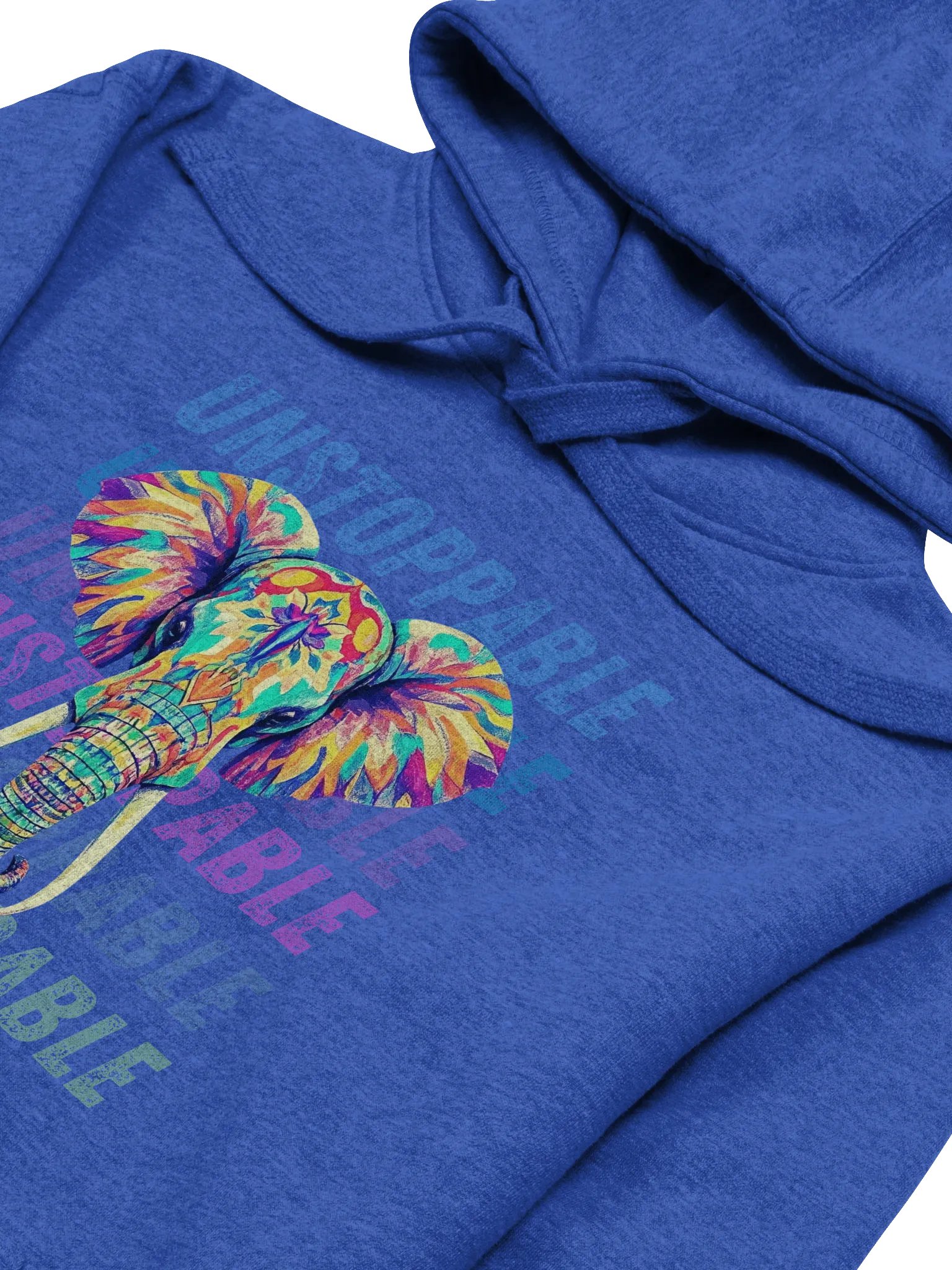 Unstoppable Front Elephant Graphic Hoodie product image (3)