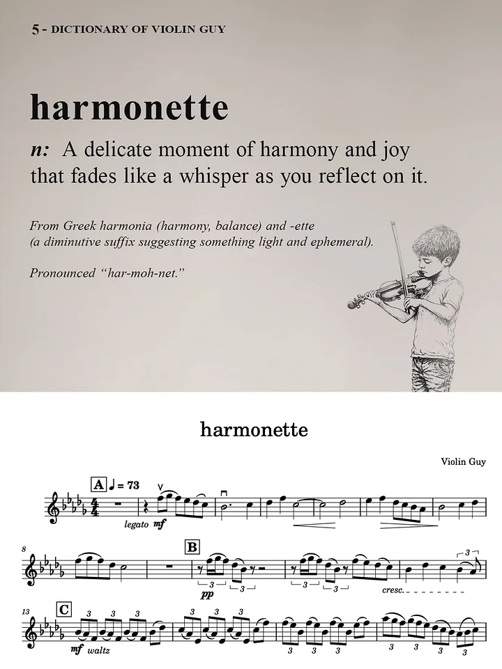 harmonette - Sheet Music product image (1)