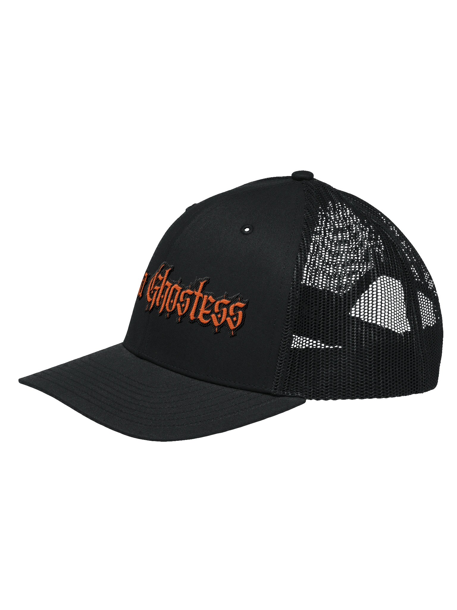 Luna Ghostess Trucker Hat (Orange) product image (2)
