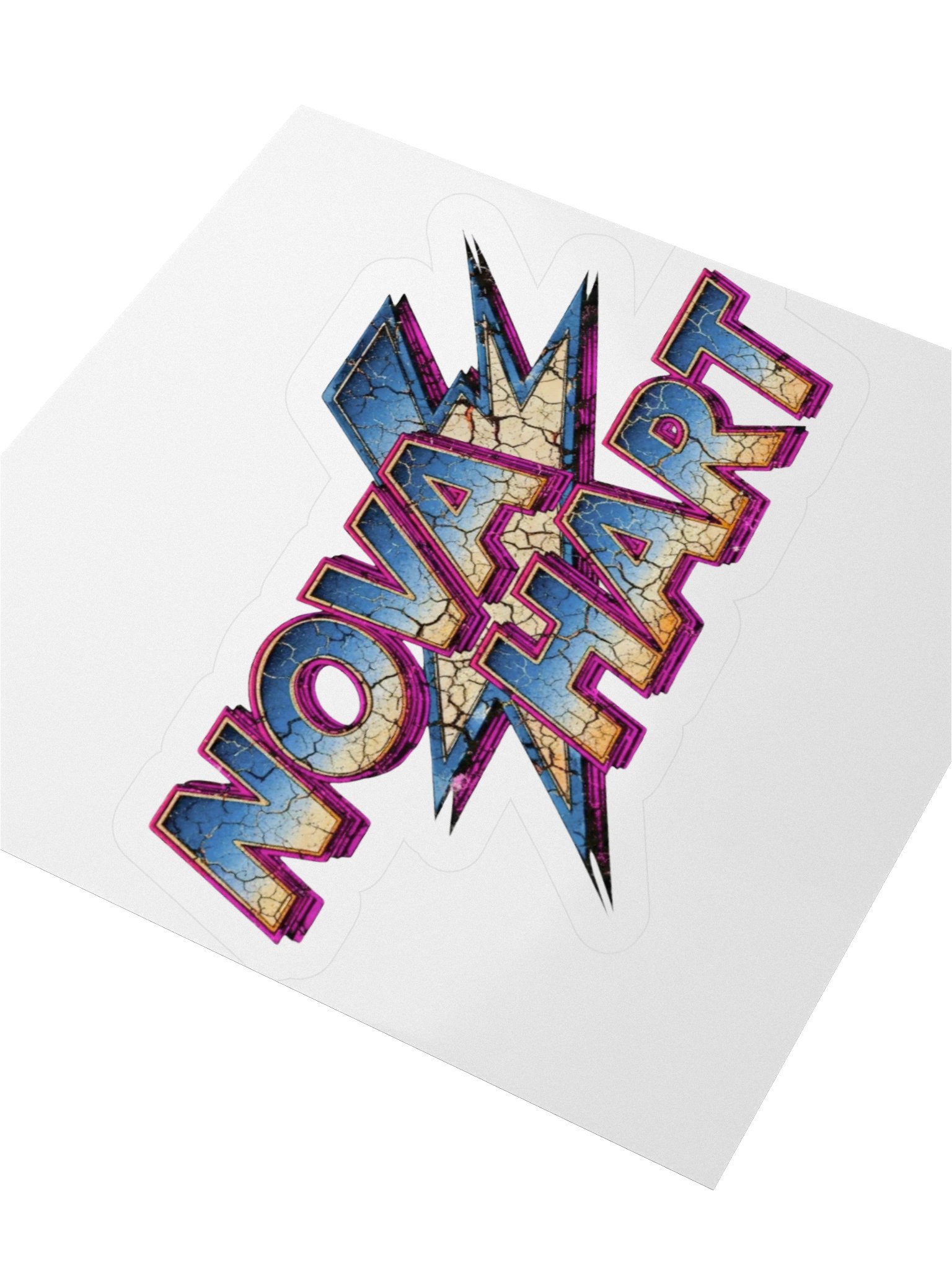 Distressed Logo Sticker product image (3)