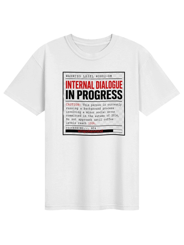 Internal Dialogue In Progress Tee product image (1)