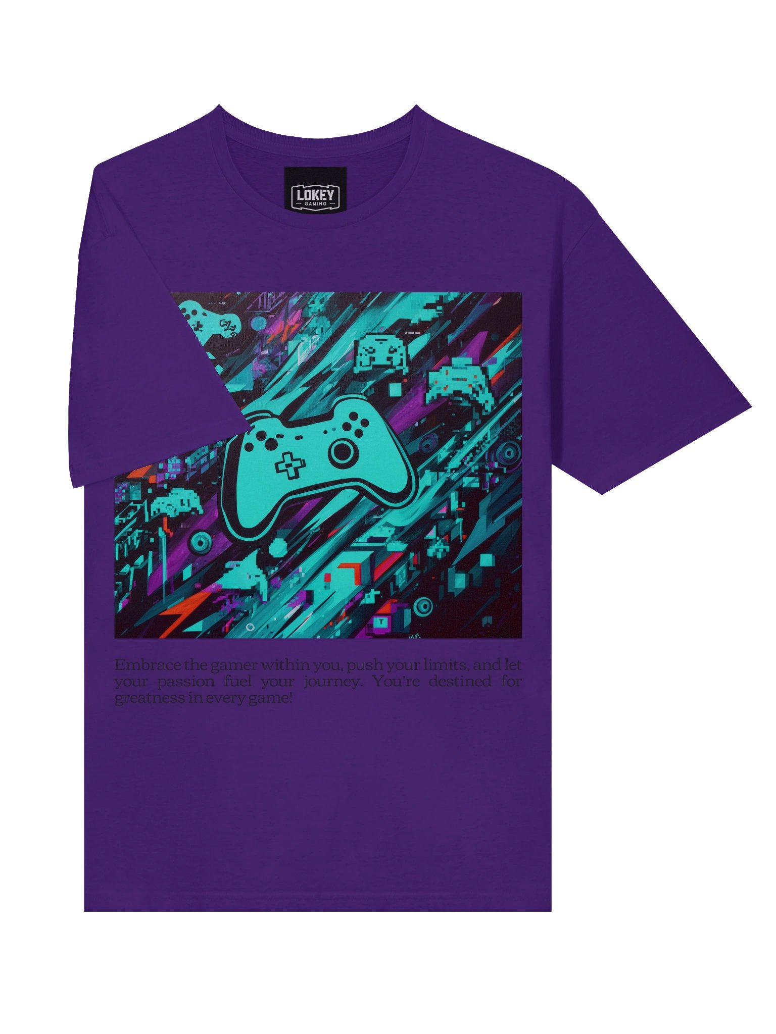 Pixel Power Play T-Shirt Version II product image (5)