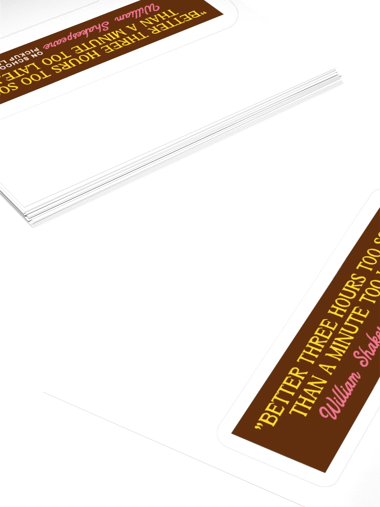Shakespeare on School Pickup Lines Sticker product image (13)