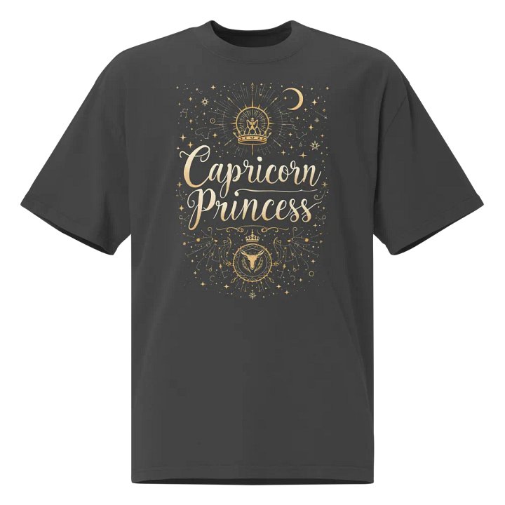 Regal Capricorn Princess Faded T-Shirt product image (1)