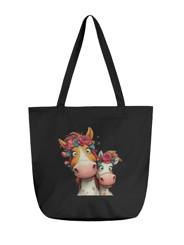 Horse Friends Floral Tote Bag product image (1)